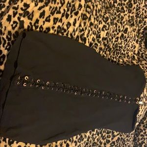 Black mini dress, Size: M